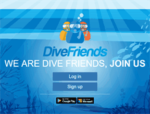 Tablet Screenshot of divefriends.net
